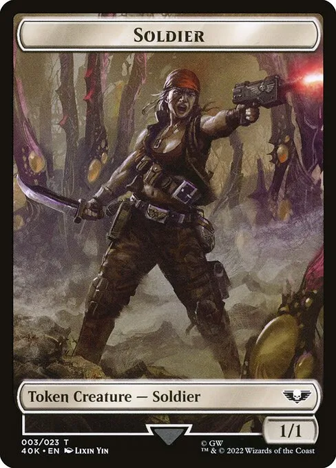 Soldier · Warhammer 40,000 Tokens 3/31