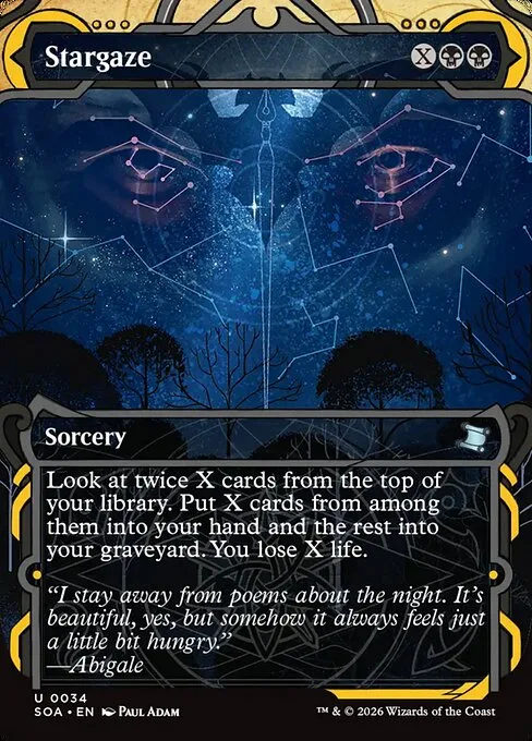 Stargaze · Secrets of Strixhaven Mystical Archive 34/195