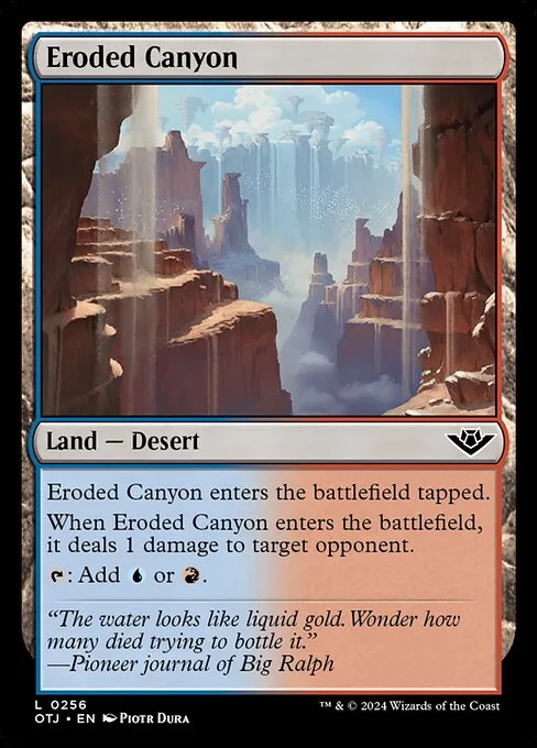 Eroded Canyon · Outlaws of Thunder Junction 256/374
