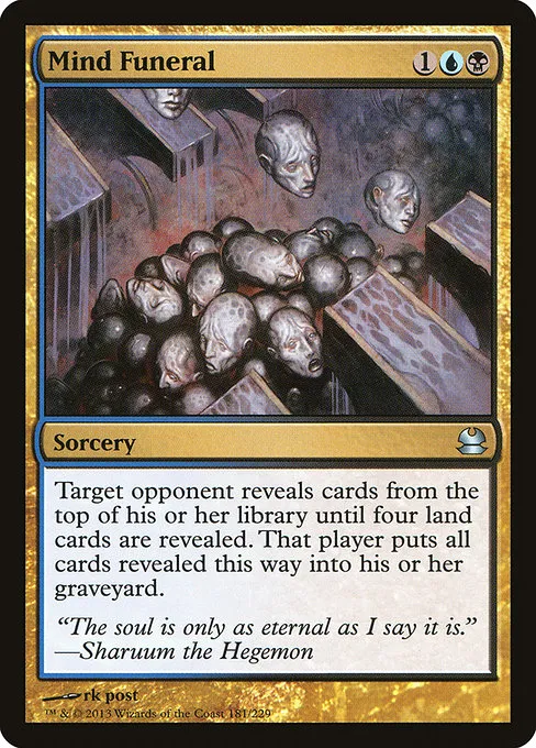 Mind Funeral · Modern Masters 181/229