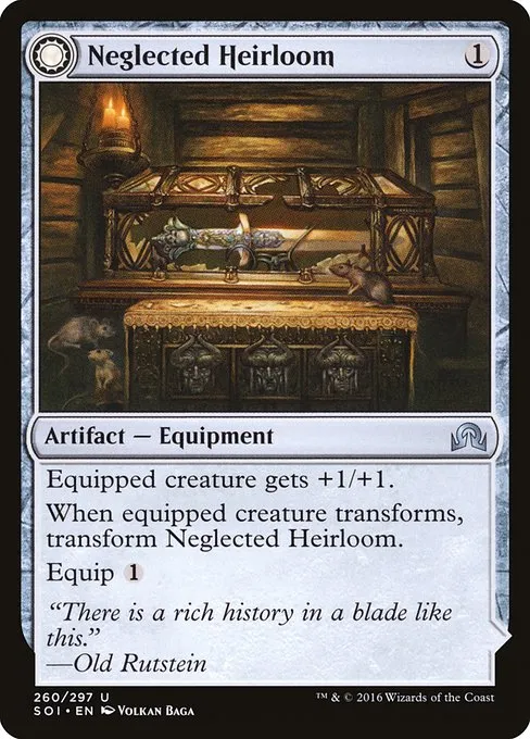 Neglected Heirloom // Ashmouth Blade · Shadows over Innistrad 260/302
