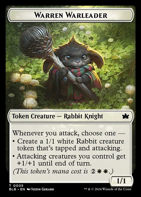 Warren Warleader · Bloomburrow Tokens 5/30