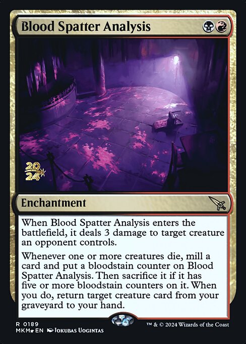 Blood Spatter Analysis · Murders at Karlov Manor Promos 189s/180