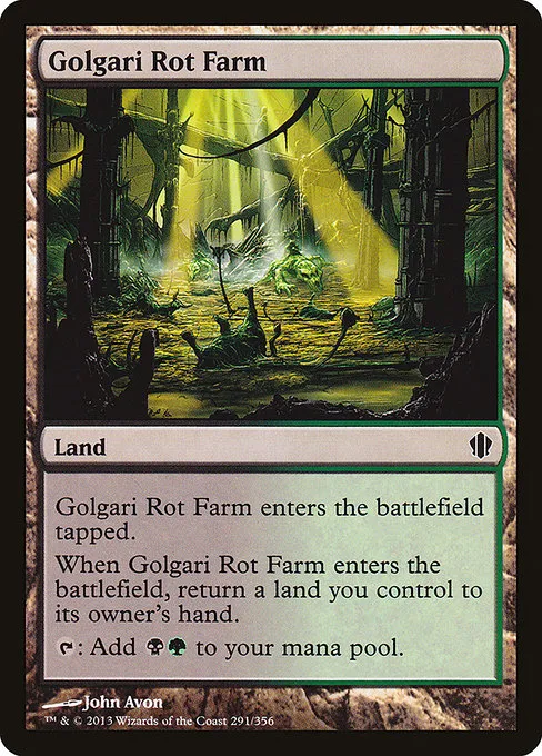 Golgari Rot Farm · Commander 2013 291/356