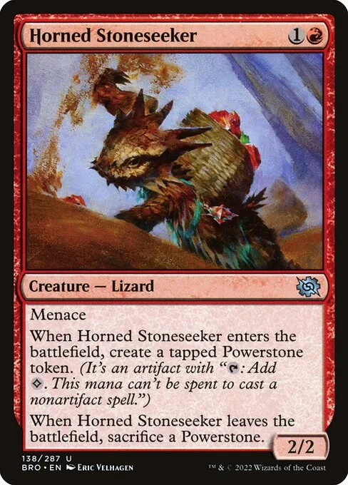Horned Stoneseeker · The Brothers' War 138/399