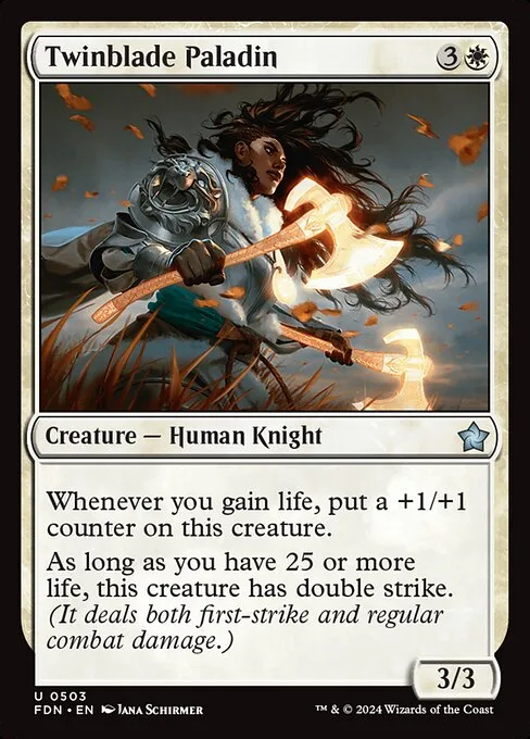 Twinblade Paladin · Foundations 503/771