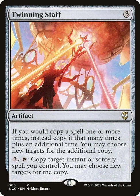 Twinning Staff · New Capenna Commander 383/447