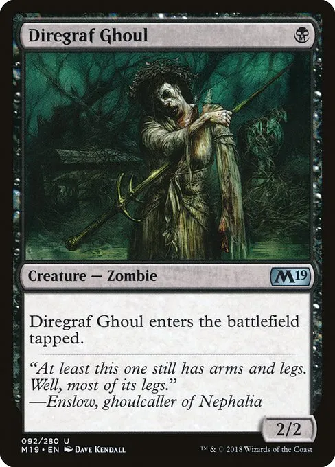 Diregraf Ghoul · Core Set 2019 92/314