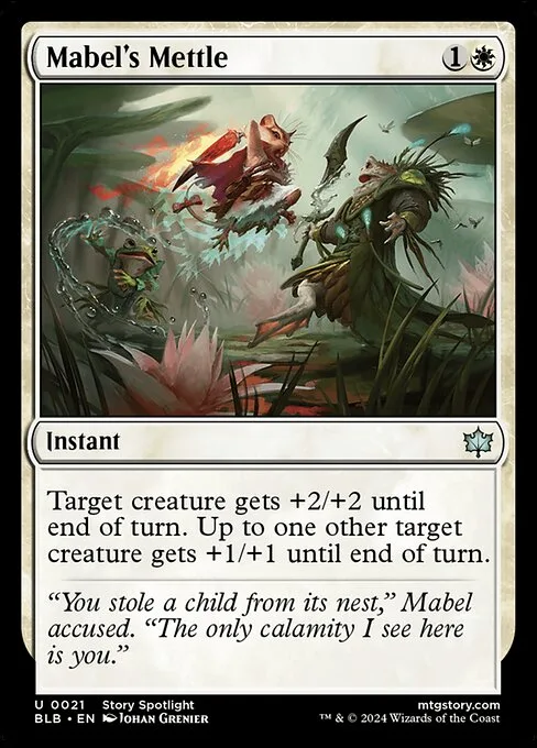 Mabel's Mettle · Bloomburrow 21/398
