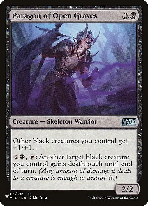 Paragon of Open Graves · The List M15-111/5050