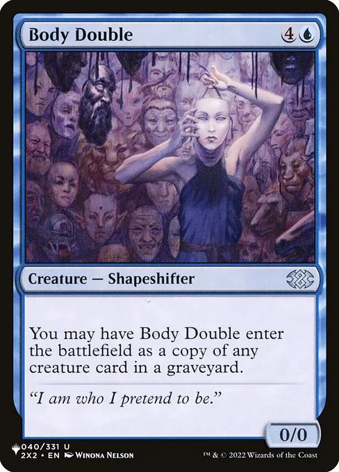Body Double · The List 2X2-40/5050