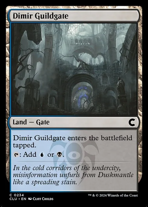 Dimir Guildgate · Ravnica: Clue Edition 234/284
