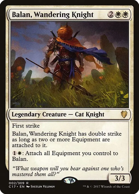 Balan, Wandering Knight · Commander 2017 2/309