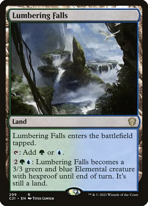 Lumbering Falls · Commander 2021 299/409