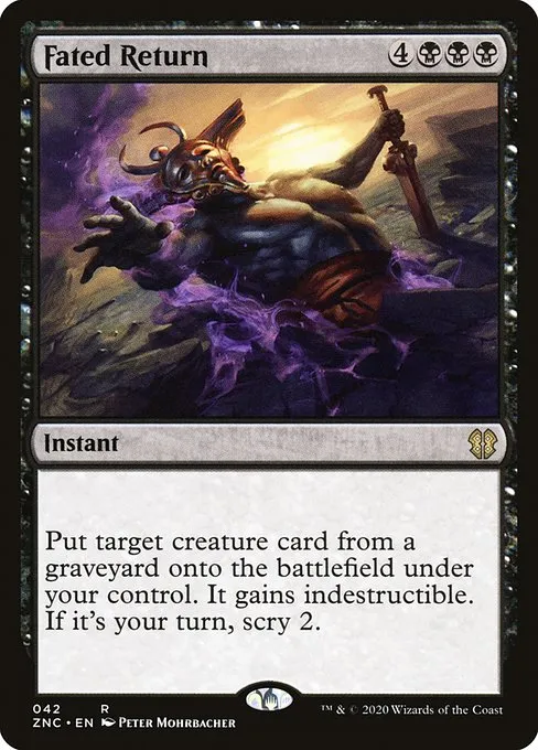 Fated Return · Zendikar Rising Commander 42/142