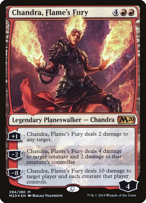 Chandra, Flame's Fury · Core Set 2020 294/346