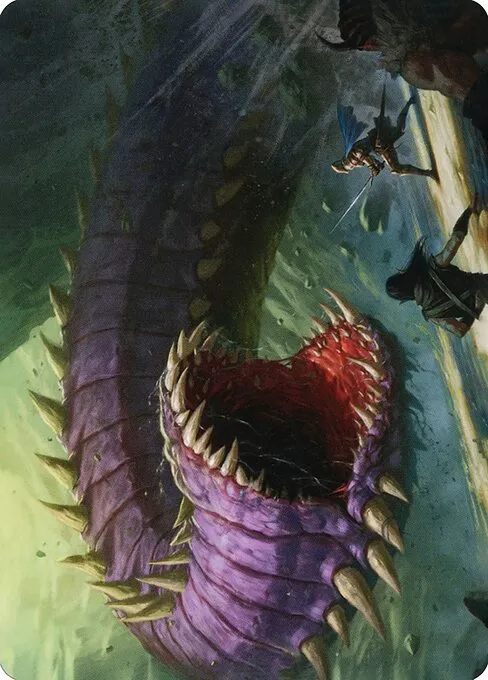Purple Worm // Purple Worm · Adventures in the Forgotten Realms Art Series 3/81