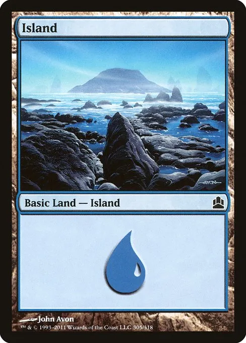 Island · Commander 2011 305/318