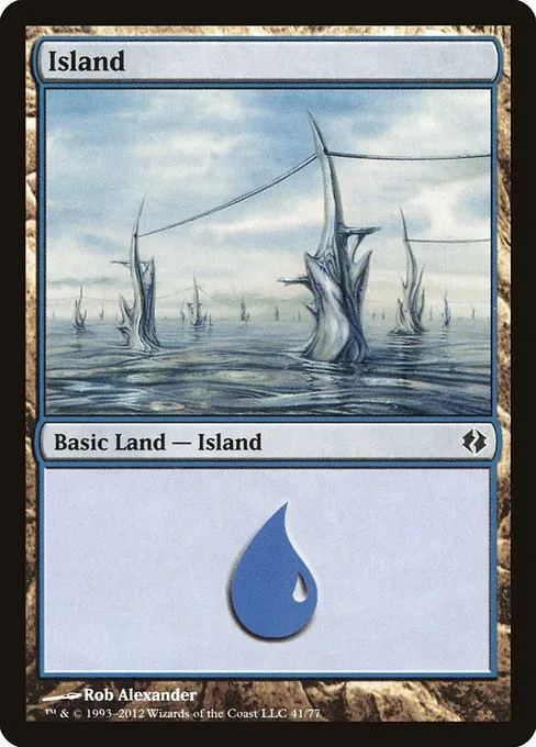 Island · Duel Decks: Venser vs. Koth 41/77