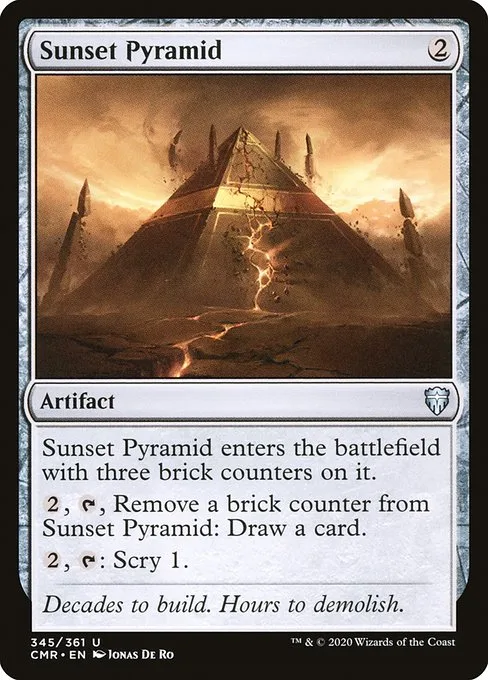 Sunset Pyramid · Commander Legends 345/718