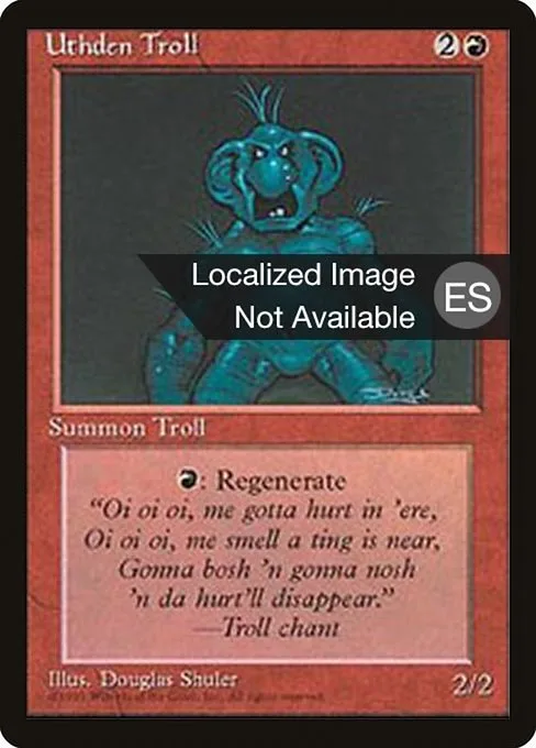 Uthden Troll · Fourth Edition Foreign Black Border 228/378
