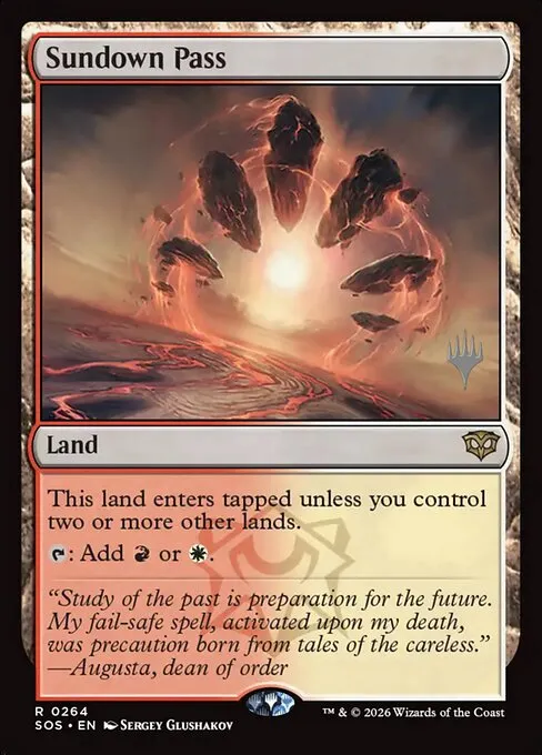 Sundown Pass · Secrets of Strixhaven Promos 264p/80