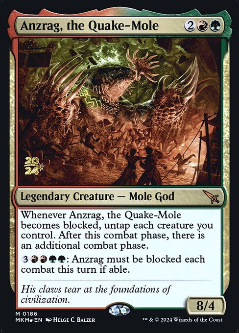 Anzrag, the Quake-Mole · Murders at Karlov Manor Promos 186s/180