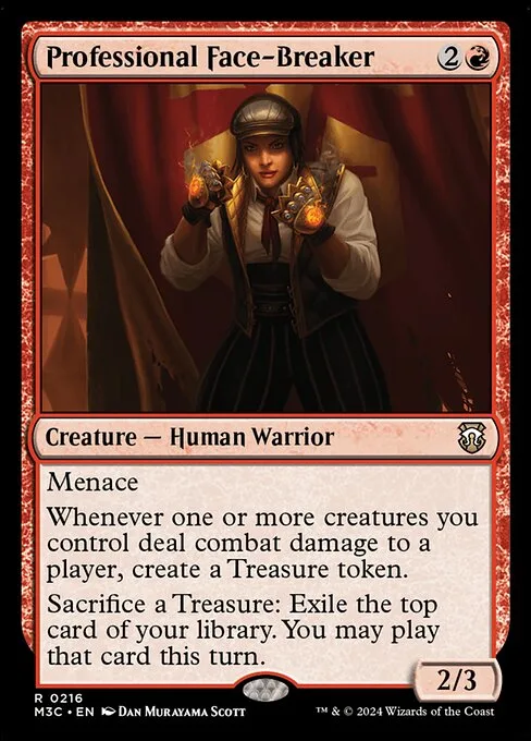 Professional Face-Breaker · Modern Horizons 3 Commander 216/398