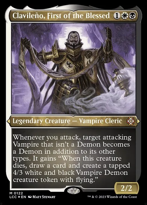 Clavileño, First of the Blessed · The Lost Caverns of Ixalan Commander 122/370