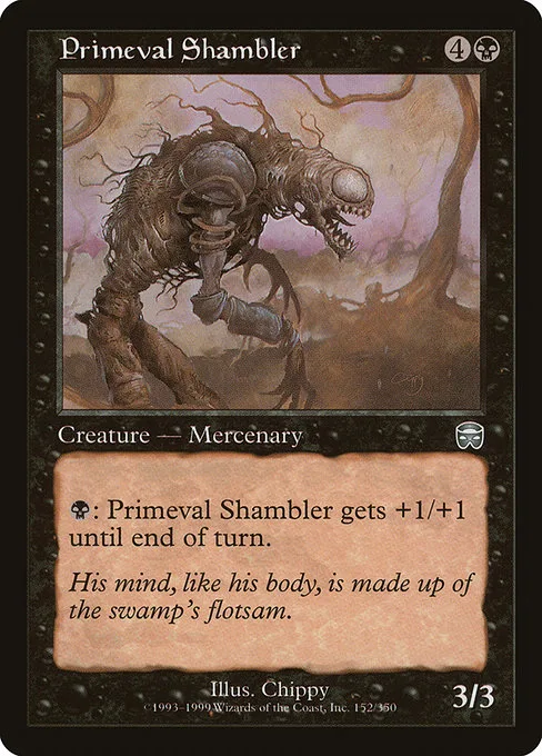 Primeval Shambler · Mercadian Masques 152/350