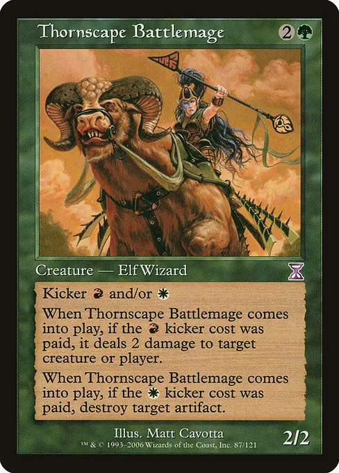 Thornscape Battlemage · Time Spiral Timeshifted 87/121