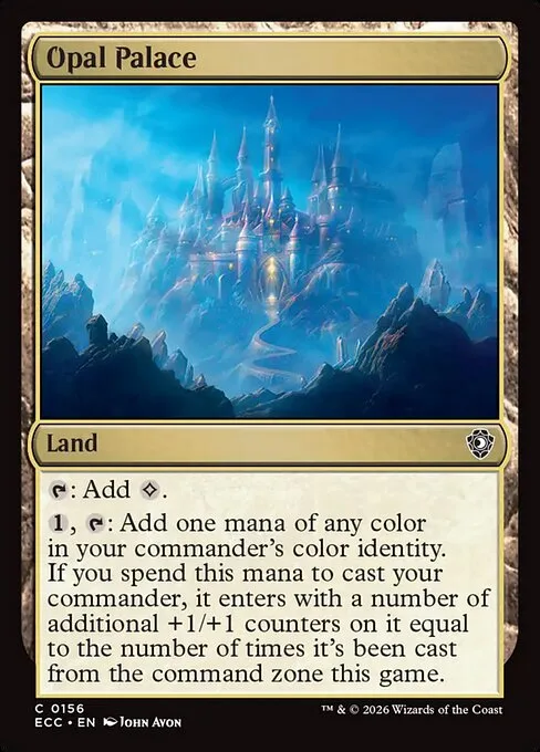 Opal Palace · Lorwyn Eclipsed Commander 156/176