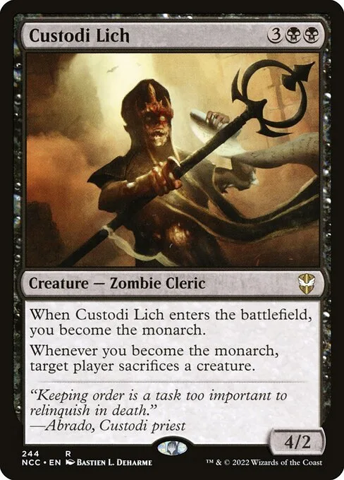 Custodi Lich · New Capenna Commander 244/447