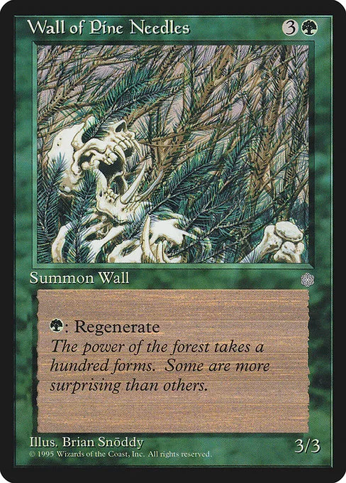 Wall of Pine Needles · Ice Age 274/383