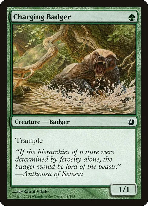Charging Badger · Born of the Gods 118/165