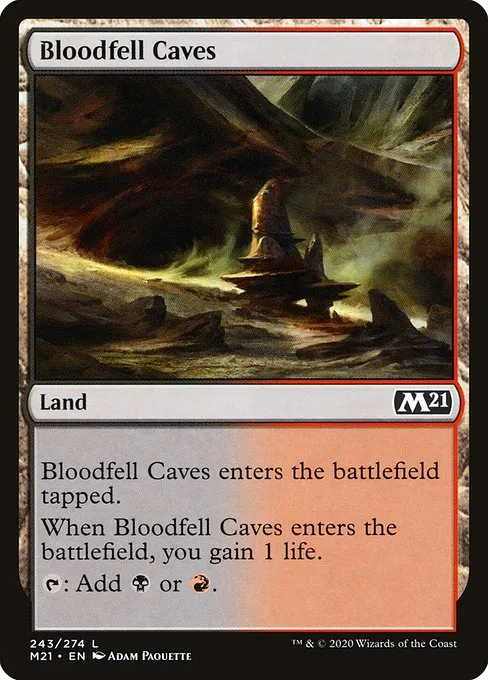 Bloodfell Caves · Core Set 2021 243/397