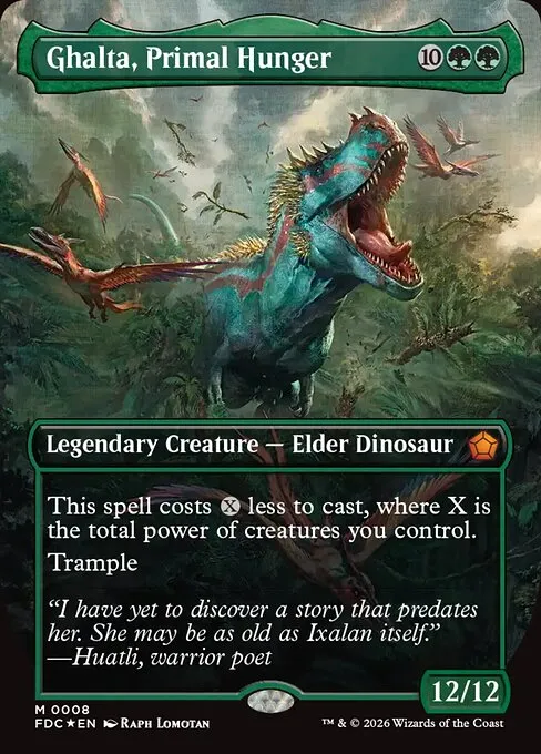 Ghalta, Primal Hunger · Foundations Commander 8/3