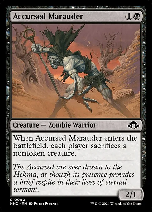 Accursed Marauder · Modern Horizons 3 80/528