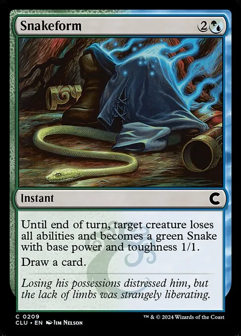 Snakeform · Ravnica: Clue Edition 209/284