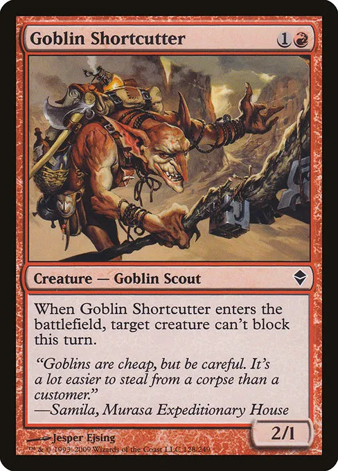Goblin Shortcutter · Zendikar 128/269