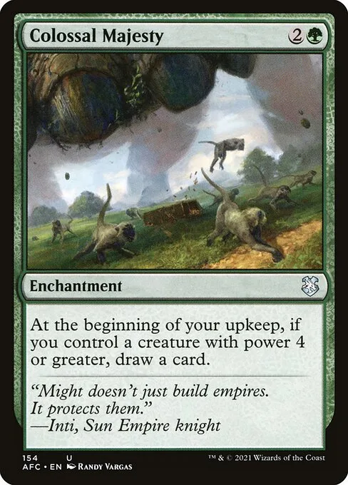 Colossal Majesty · Forgotten Realms Commander 154/331