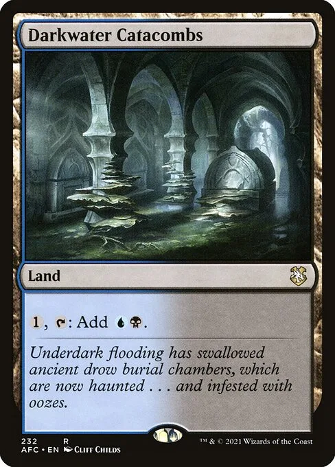 Darkwater Catacombs · Forgotten Realms Commander 232/331
