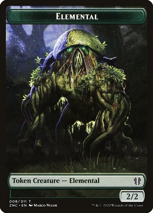 Elemental · Zendikar Rising Commander Tokens 8/11