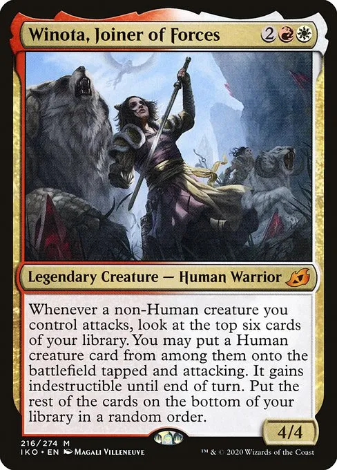 Winota, Joiner of Forces · Ikoria: Lair of Behemoths 216/390