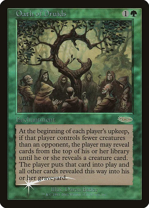 Oath of Druids · Judge Gift Cards 2001 2/2