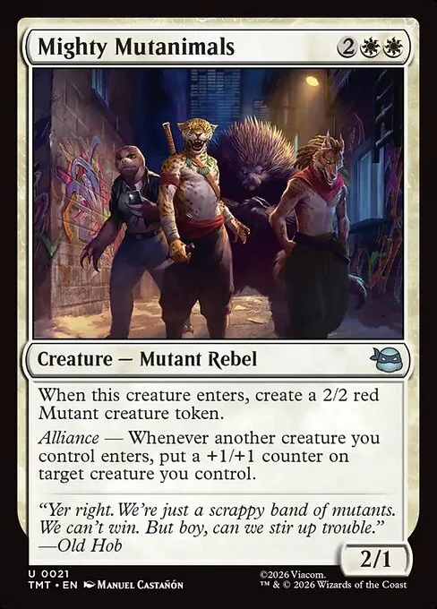 Mighty Mutanimals · Teenage Mutant Ninja Turtles 21/320