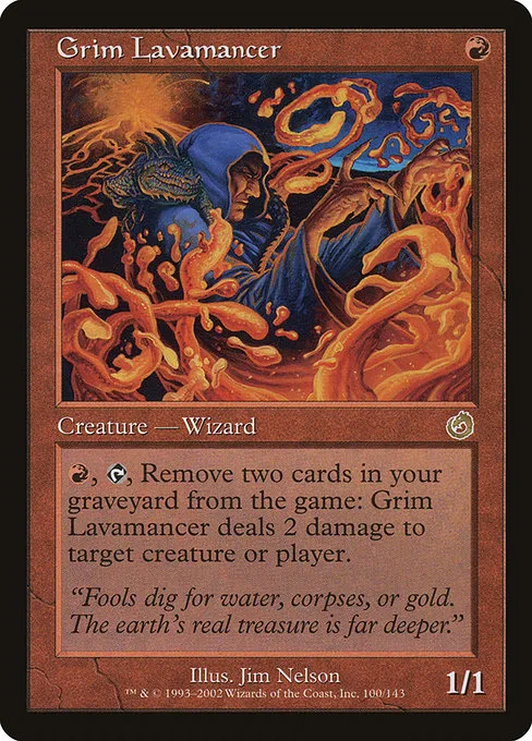 Grim Lavamancer · Torment 100/143