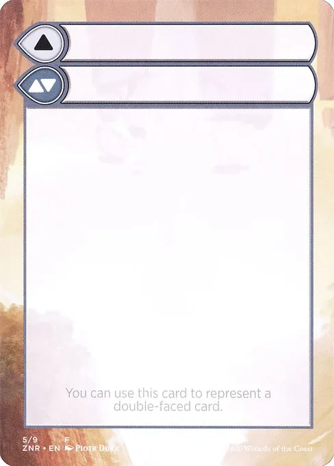 Double-Faced Substitute Card · Zendikar Rising Substitute Cards 5/9