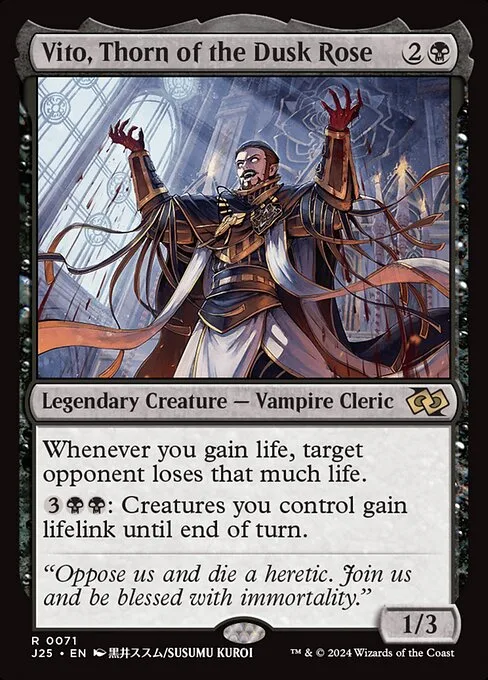 Vito, Thorn of the Dusk Rose · Foundations Jumpstart 71/779