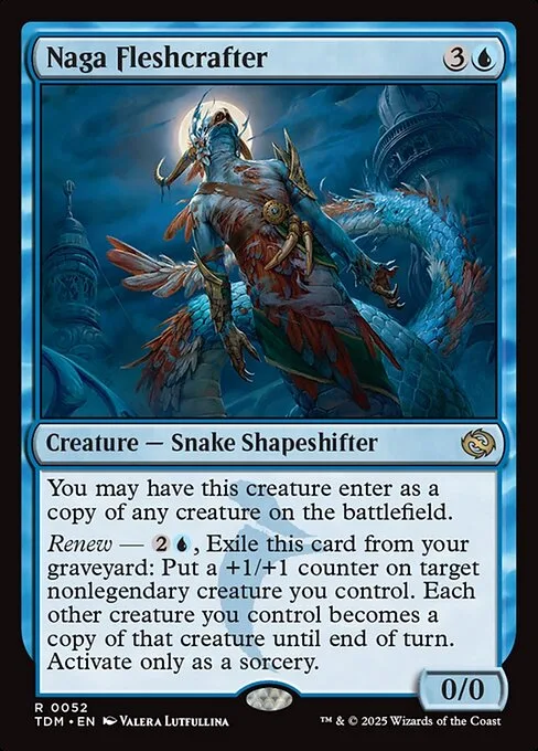 Naga Fleshcrafter · Tarkir: Dragonstorm 52/427